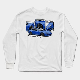 Nissasn Silvia S15, JDM Car Long Sleeve T-Shirt